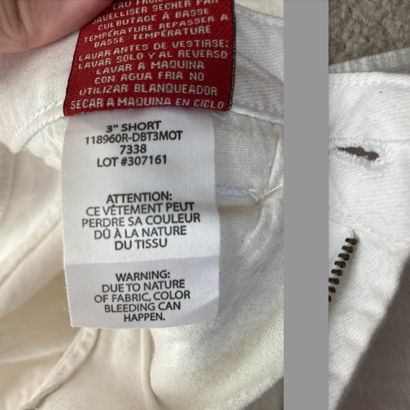 White Denim Shorts - Picture 8 of 10